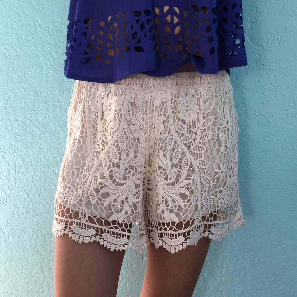Crochet Lace Shorts
